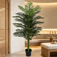 Hochwertige Hochzeits-Gastgeschenke Künstliche Tropische Palme Plastik-Palme für Innenräume Haus Garten Büro Hotel Zimmer Dekoration