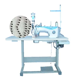 Máquina de costura overlock, mini máquina de costura automática industrial manual de uso doméstico com pérolas e contas