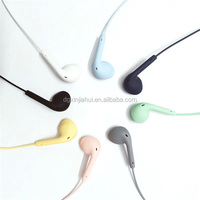Headset Earbud Berkabel 3.5mm Warna-warni Laris 2026 Dengan Mikrofon, Earphone Sport untuk Ponsel