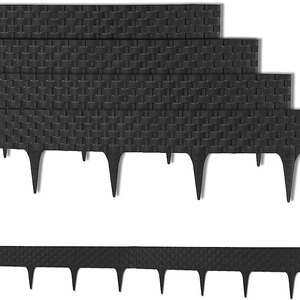 Selección Transfronteriza: Vallas de Jardín Modernas y Ecológicas con Marco de Plástico PP Negro, Decoración <span class=keywords><strong>para</strong></span> Jardines, Césped y Bordillos - Product Image 5