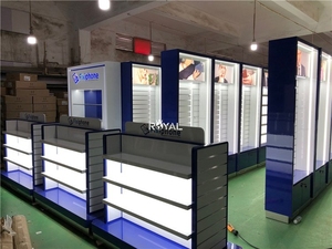 Gỗ Apple điện thoại di động cửa hàng đồ nội thất điện thoại di động showroom Thiết kế điện thoại cửa hàng hiển thị truy cập điện thoại di động cửa hàng trang trí - Product Image 6