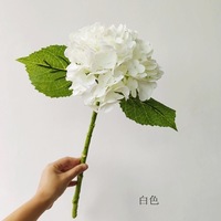Grosir bunga palsu sutra Peony bunga Hydrangea bunga palsu jatuh tengah bunga pernikahan untuk dekorasi pesta pernikahan rumah