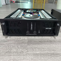 Amplificateur de puissance professionnel 3U à montage en rack, classe H, double canal, 1500W, adapté aux salles de banquet et aux systèmes de sonorisation de scène