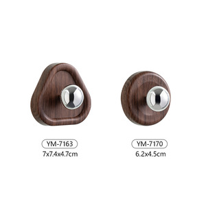 Vacuum Suction Cup <b>Hooks</b> Wood Grain Strong <b>Adhesive</b> Kitchen Bathroom Towel <b>Hook</b> No Drilling Residue Free 1-3kg Load - Product Image 5