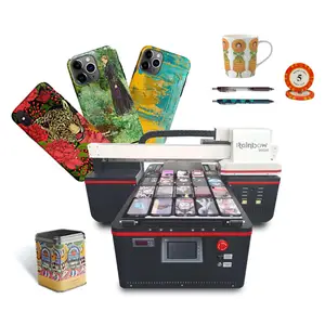 4060 Plus A2 uv flatbed printer max printing size 40*60cm print on various items and wide applications with a good price