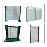 Clôture de sécurité anti-coupure robuste 358, barrière en maille visible, adaptée pour la protection des prisons, des ambassades, des centrales électriques et des zones à haut risque