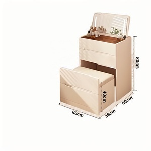Estantería moderna de madera <span class=keywords><strong>blanca</strong></span> y armario de almacenamiento estilo simple nórdico <span class=keywords><strong>Vintage</strong></span> dormitorio para el hogar u oficina en casa - Product Image 6