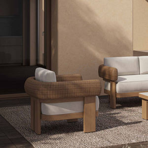 <span class=keywords><strong>Set</strong></span> da Pranzo da <span class=keywords><strong>Giardino</strong></span> di Lusso in Alluminio con Divani e Sedie in <span class=keywords><strong>Rattan</strong></span> Intrecciato per Esterni - Product Image 2