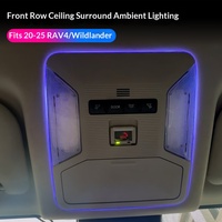 Éclairage d'ambiance avant pour toit, compatible Toyota RAV 4 et Toyota Weilanda 2020-2025