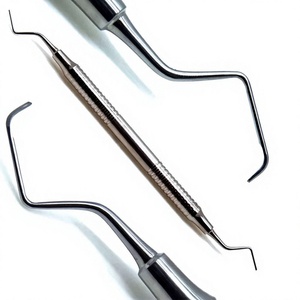 Removedor Dental de Acero Inoxidable de Alta Calidad, Instrumento Periodontal de Doble Extremo, Juego de 2 Piezas, Manual para Clínicas Dentales - Product Image 5