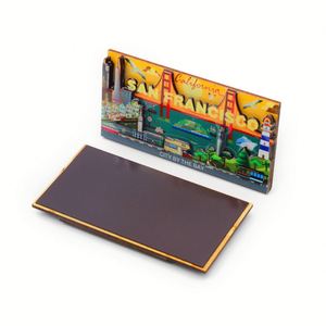 China Factory Tourist Souvenir Africa Refrigerator Magnet Custom Print Photo Artwork 2 Layers 3D Wood <b>Fridge</b> Magnets - Product Image 3