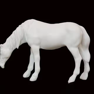 Animali simulati ornamenti di cavalli bianchi, acquario, Micro-paesaggio, decorazioni Waterscape - Product Image 6