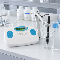 pH-mètre numérique de paillasse, précision 0,01, affichage LED, mesure de l'acidité en laboratoire avec compensation de température et mesure en mV