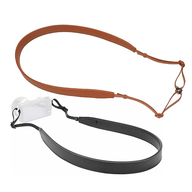 Quick Release Retro Leather Black Camera Sling Strap DSRl Photo Accessory Shoulder Belt