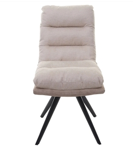 Per la vendita moderno minimalista sedie da pranzo elegante sedia da cucina imbottita con gamba in metallo per sala da pranzo bar cucina - Product Image 2