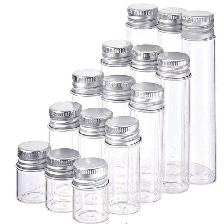 Высококачественная испытательная трубка из боросиликатного стекла с алюминиевым винтовым покрытием