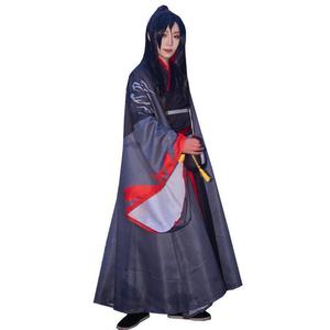 Costume de cosplay Mo Dao Zu Shi Wei Wuxian Lan Wangji, tenue ancienne unisexe adulte, cape et jupe, source transfrontalière sans étiquette - Product Image 5