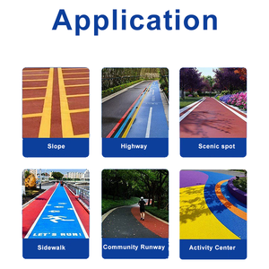 Résine polyaspartique de haute qualité 1:1 sol en pierre de galets de surface de collage de gravier pour les parcs de pavage d'allée sol en pierre naturelle - Product Image 5