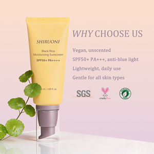 <span class=keywords><strong>Crema</strong></span> <span class=keywords><strong>Solare</strong></span> SPF50 Idratante con Niacinamide, Estratto di Heartleaf e Ceramidi, Protezione UV, Etichetta Privata - Product Image 2