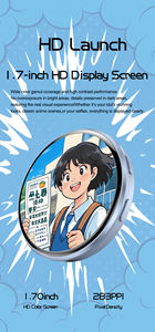 شارة رقمية ذكية مع شاشة عرض متحركة للرسوم المتحركة E87، شاشة لمس قابلة للتخصيص، تصميم سهل التثبيت، إعادة تعريف شارتك الإلكترونية - Product Image 2