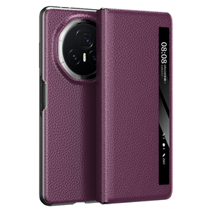 Funda de Cuero Premium para Honor Magic V3/Vs3 con Ventana Transparente y Función de Activación/Desactivación Inteligente, Diseño Sencillo, Resistente a Impactos - Product Image 1