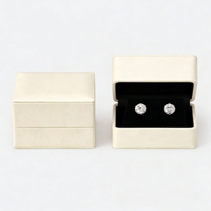 Caja de Exhibición de Joyería de Cuero PU Rígida con Bisagras, Inserto Acolchado, Logotipo Personalizado para Empaque de Joyería, Precio al por Mayor - Product Image 6