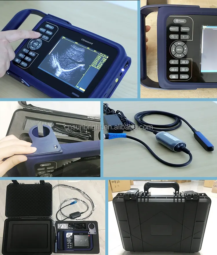 Macchina di scansione ad ultrasuoni portatile canina digitale ad ultrasuoni portatile ad ultrasuoni