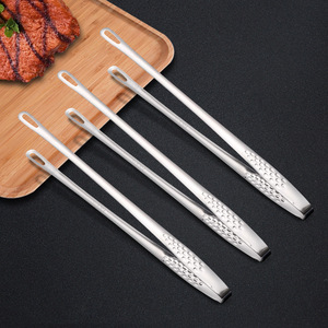 Pinzas de acero inoxidable para barbacoa coreana, pinzas para buffet de cocina, pinzas para comida de hotel, pinzas para barbacoa al aire libre, pinzas para carne, pinzas para pan - Product Image 1