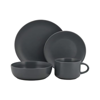 16pcs Hot Selling Dinner Plates Dinnerware Set Dishes Food Plate Set Salad Soup Bowl Plate and Bowls Set for Restaurant Hotel