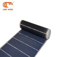 Film chauffant infrarouge plat électrique pour chauffage par le sol, types personnalisés, fabriqué en Corée, par une usine chinoise