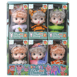 Vente en gros Rebirth Girl Doll Cadeau de Noël 11cm Petite poupée de simulation Jeu d'habillage pour bébé endormi Jouet pour enfants - Product Image 6