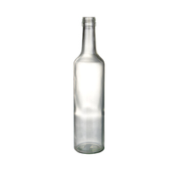 Bouteille en verre de whisky personnalisée de 750ml, emballage bouteille en verre, bouteille de vin de gin de vodka, vente en gros