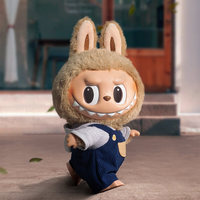 POPMART LABUBU 38cm Mignon MOKOKO Peluche en Vinyle Monstres Time to Chill Series - Jouet Créatif Unique Grand Format Cadeau Adorable