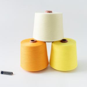 Fil fantaisie 100 % coton, écologique, 32S OE cardé et teint, idéal pour le tricot et le tissage à la main de chaussettes – Échantillon gratuit, excellent rapport qualité-prix - Product Image 3