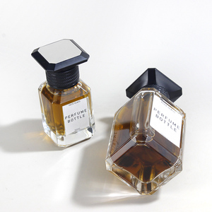 Chai nước hoa vuông sang trọng dành cho nữ, nắp đen, 30ml <span class=keywords><strong>50ml</strong></span> 100ml, chai xịt thủy tinh kèm bao bì - Product Image 3