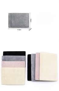 Zenos High Quality Women's Luxurious Double-fold PU Leather <b>Wallet</b> Colorful Suede RFID Blocking Credit Card <b>Holder</b> OEM/ODM - Product Image 6