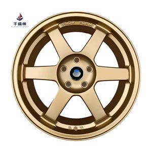 ดุมล้ออัลลอย qsf ขายดี <span class=keywords><strong>TE37</strong></span>แข่งรถ Volk ดีไซน์ใหม่ - Product Image 1