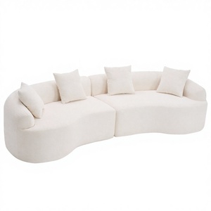 नए आधुनिक शैली लिविंग रूम अपार्टमेंट हॉल घुमावदार क्लाउड सोफा - Product Image 1