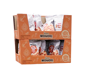 Op maat gemaakte milieuvriendelijke kartonnen displayrek met aangepast kleurendesign voor supermarkt, retail, promotionele snacks, chips en popcorn. - Product Image 2