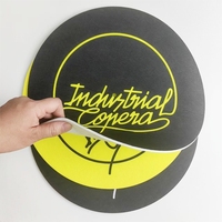 Tapis antidérapant pour platine vinyle en feutre de laine personnalisé OEM, 3 mm
