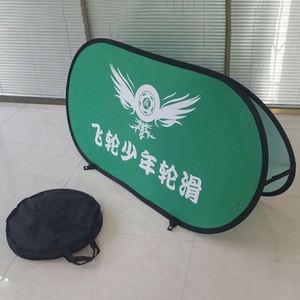 Custom Vintage Pop up a Frame Banners with Zinc-plated Steel Frame Polyester Material Tension <b>Screen</b> Backdrop Logo and Stand - Product Image 5