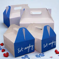 Caja de comida personalizada para niños, fiambrera desechable para hamburguesas, cajas de embalaje para patatas fritas para galletas, contenedores de comida personalizados para llevar