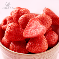 Vente directe d'usine, fraises lyophilisées sans OGM, fruits confits, fruits secs naturels en emballage sous vide