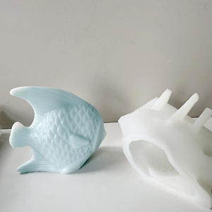Tilapia <span class=keywords><strong>moulage</strong></span> silicone aromathérapie moule bricolage cristal goutte colle petit poisson décoratif résine plâtre - Product Image 5