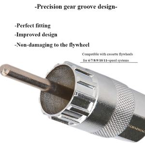 ZOYOSPORTS 6/7/8/9/10/11 vitesses outil de réparation de vélo outil de retrait et de verrouillage de roue libre étendu accessoires de vélo - Product Image 4