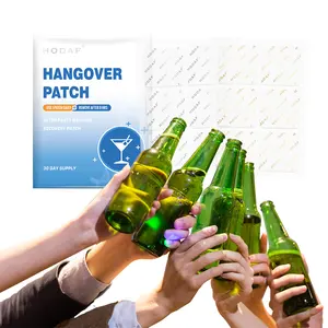 Etiqueta privada Transdermal Hangover Cure Anti Hangover Patch Relieve Drunk Hangover Patch