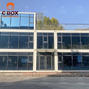 Cbox Casa Contenedor Móvil Personalizable con Cortina de Vidrio, Paquete Plano, Transpirable, para Oficina, Dormitorio de Trabajadores, Hotel, Campamento - Product Image 4