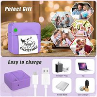 Mini imprimante thermique fabricant d'autocollants Mini imprimante Bluetooth téléphone sans fil petite poche instantanée Portable pour la Photo d'étude d'anatomie