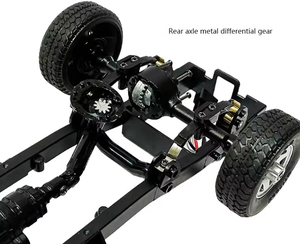 WPL D62 D62-1 D64 D64-1 <span class=keywords><strong>Hilux</strong></span> 1/16 RTR RWD 4WD 2.4G con Luces Proporcionales, Control Remoto, Juguete Todoterreno <span class=keywords><strong>RC</strong></span> para Adultos - Product Image 5
