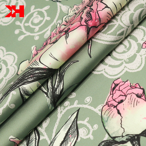 2021 새로운 디자인 사용자 정의 실크 새틴 재고 새틴 꽃 인쇄 패브릭 - Product Image 5